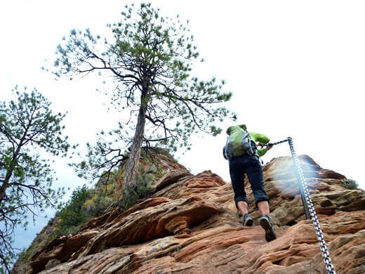Hiking the Angel's Landing Trail