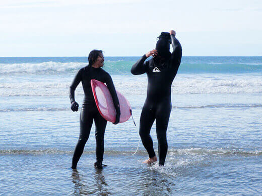 Surfing at K58