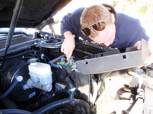 Car trouble in Baja