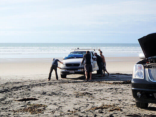 Car trouble in Baja