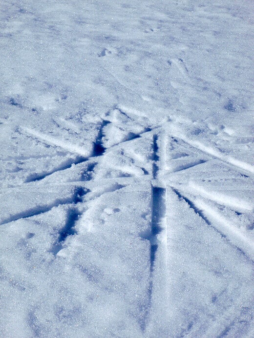 Cross-country skiing at Prosser Meadows