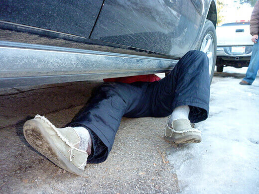 Car trouble in Tahoe