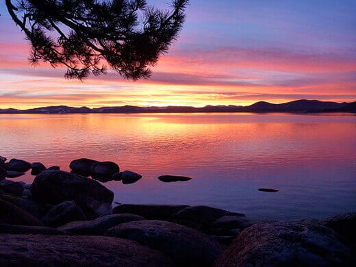Sunset at Lake Tahoe