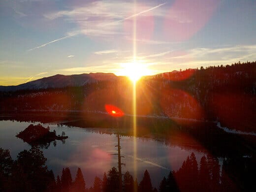 Sunrise at Emerald Bay
