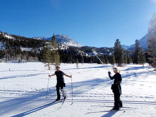 Cross-country skiing at Rock Creek