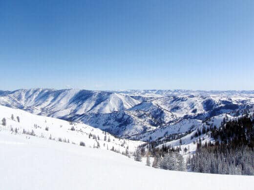 Endless untracked lines at Powder Mountain