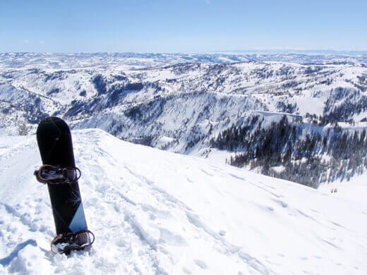 View of Powder Mountain from James Peak