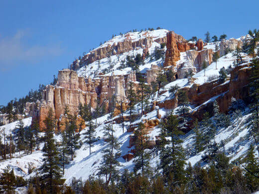 Bryce Canyon in winter