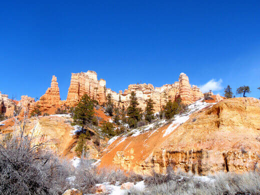 Bryce Canyon in winter