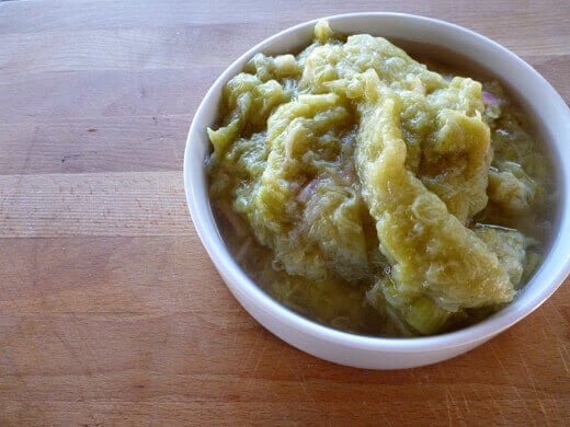 Set aside the rhubarb pulp to use in other recipes