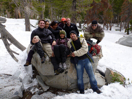 Just 500 feet below Valentine Lake