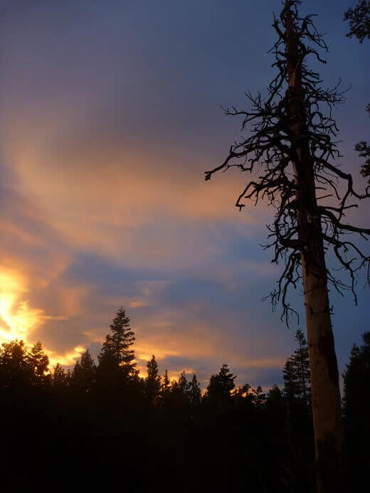 Back at the trailhead before the sun went down