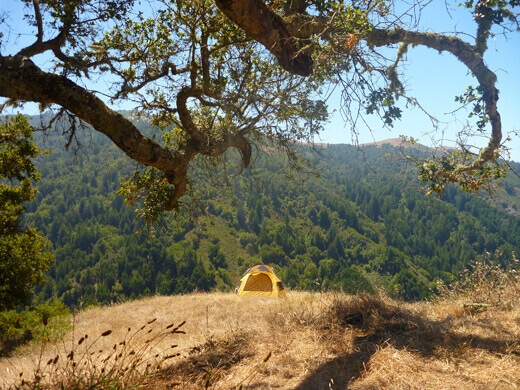 Camping in Big Sur
