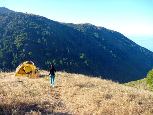 Camping in Big Sur