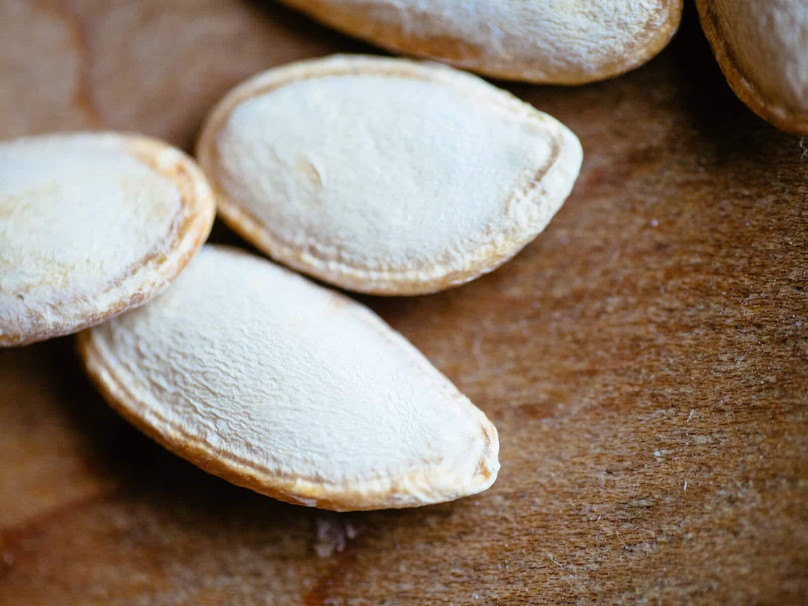 Dried squash seeds