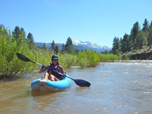 Kayaking on the East Fork Carson River