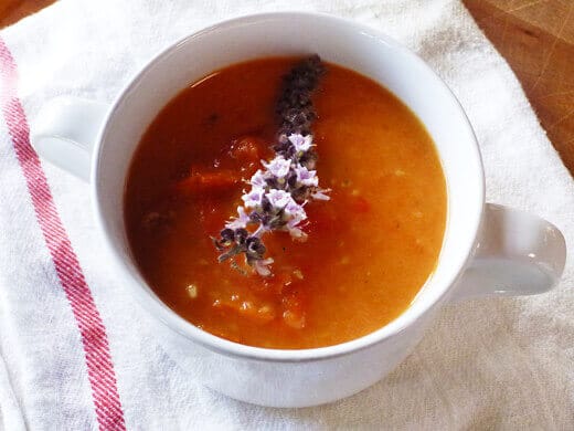 Cherry tomato bisque