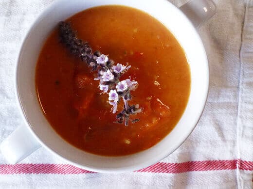 Cherry tomato bisque