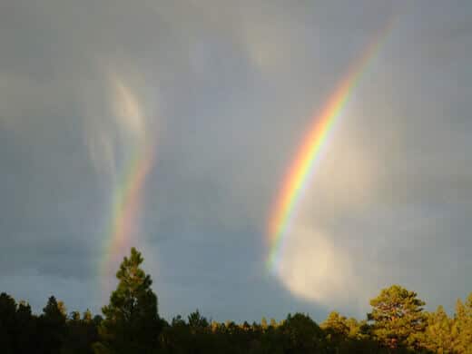 A double rainbow