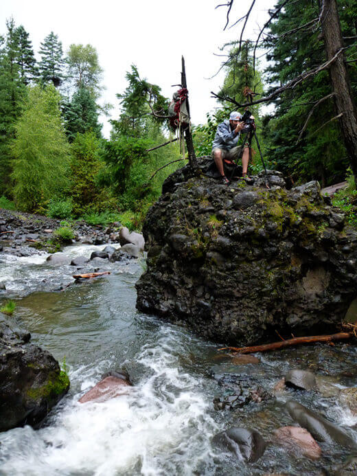 Photographing Piedra Falls