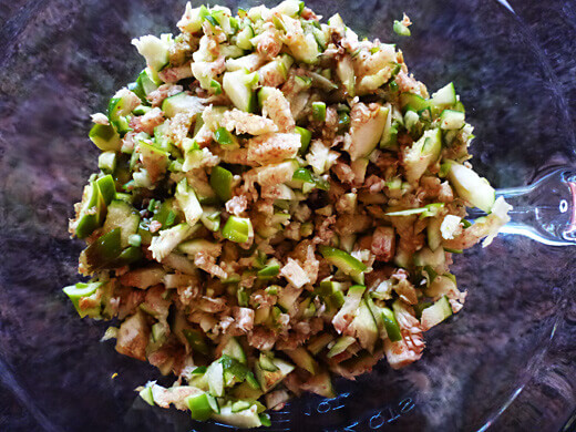 Coarsely chopped figs