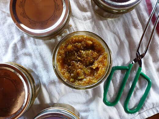 Ladle jam into hot, clean jars