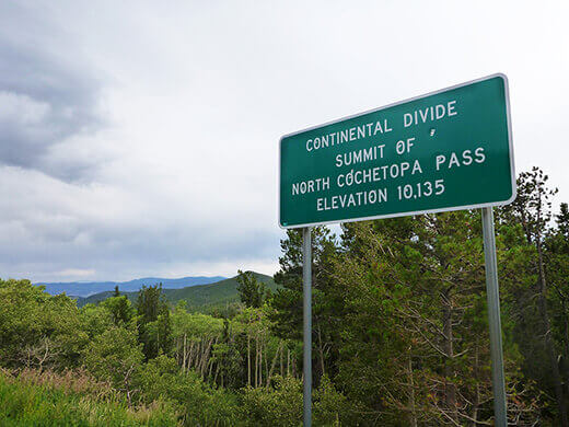 Continental Divide in Colorado
