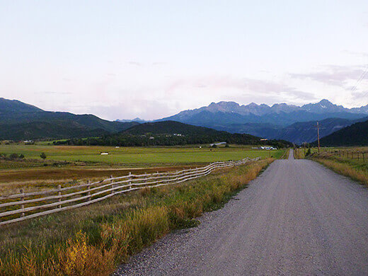 En route to Telluride