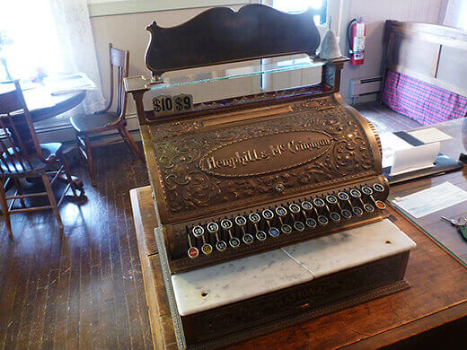 Vintage cash register