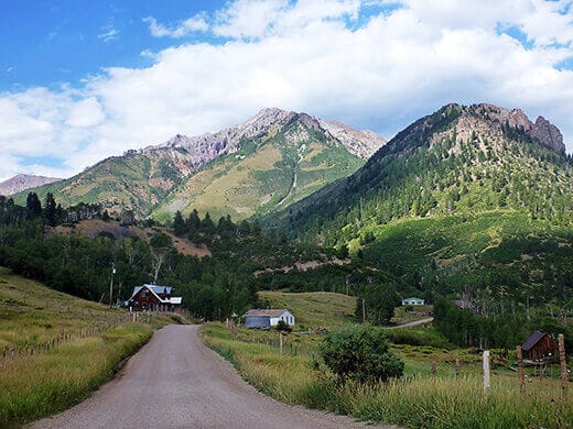 Deep Creek Road in Telluride