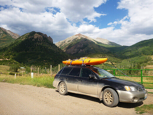 Deep Creek Road in Southern Colorado