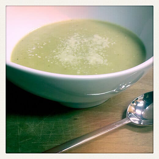 Curried zucchini soup