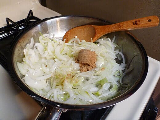 Add golden brown cane sugar