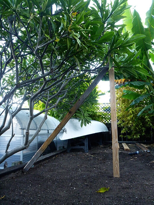 Creating a half A-frame coop