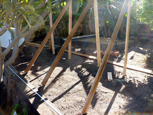 Framing the coop and run