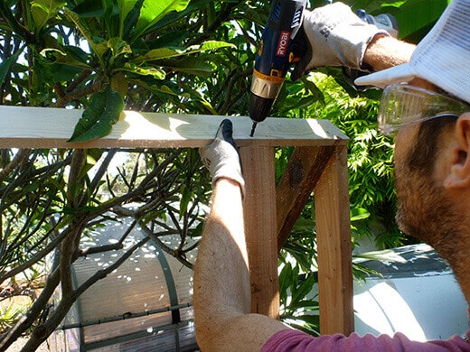 Framing the coop and run
