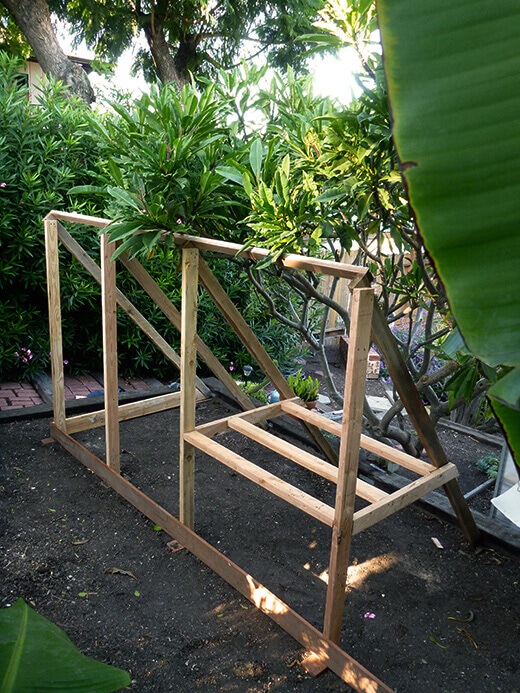 Framing the coop and run