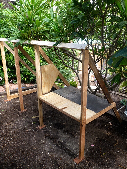 Framing the coop and run