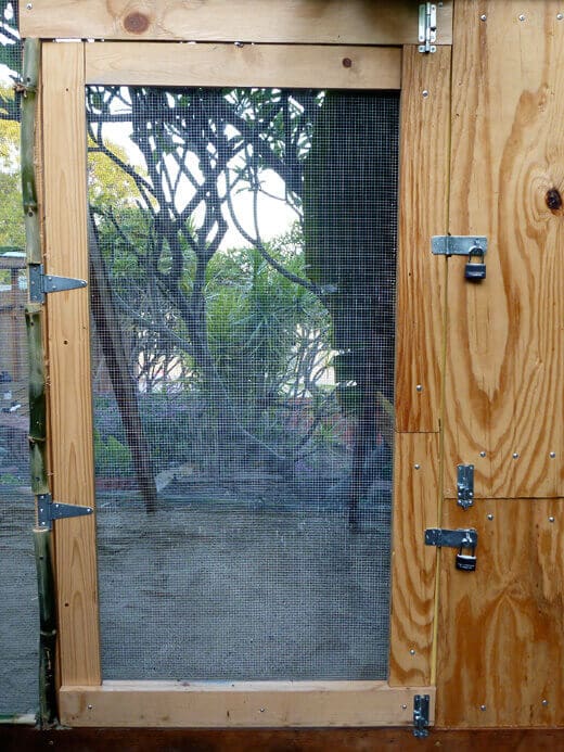 Four locks on the main door