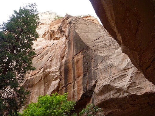 Slot canyon in the Rio Chama Wilderness