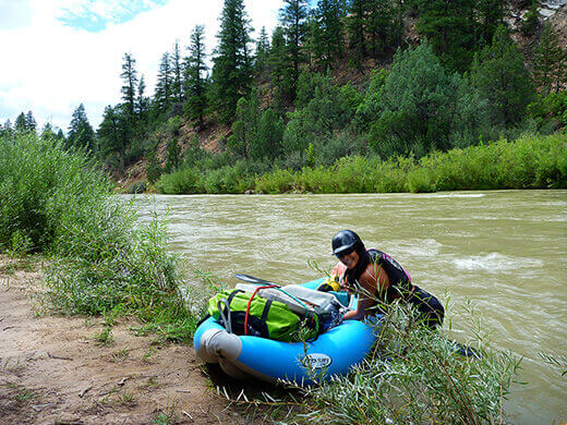 Launching on our last day on the river