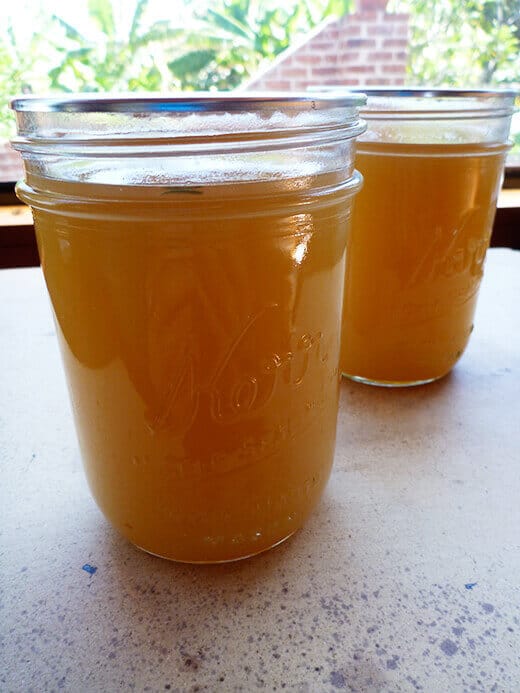 Grapefruit-rosemary jelly