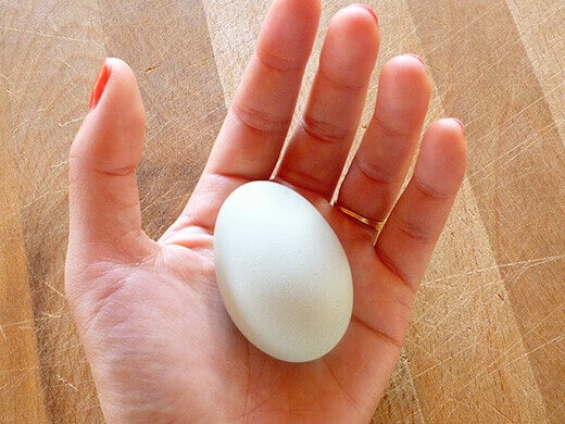 My first green-tinted Easter egg