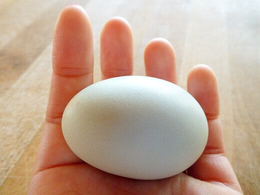 My first green-tinted Easter egg