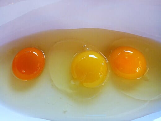 Can you guess the homegrown egg?