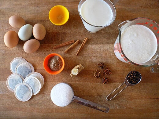 Chai tea ice cream ingredients