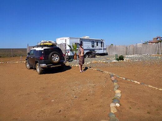 Guest trailer at The Ranch