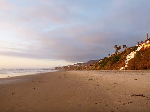 Our barefoot wedding beach