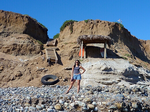 Cobblestone beach