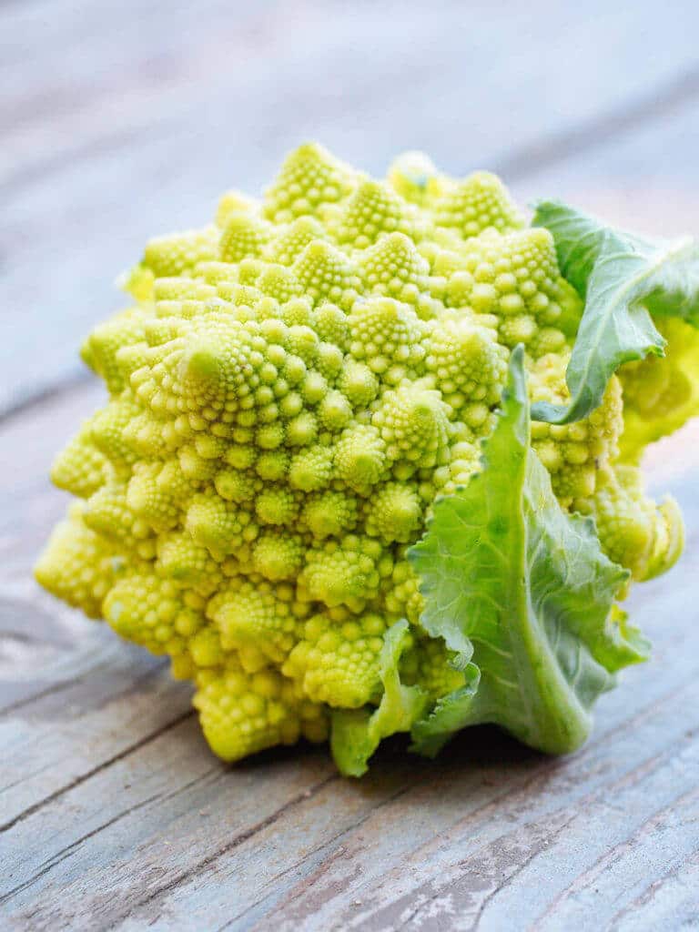 Romanesco broccoli florets